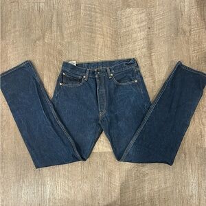 Levi's Dark Blue Straight Jeans